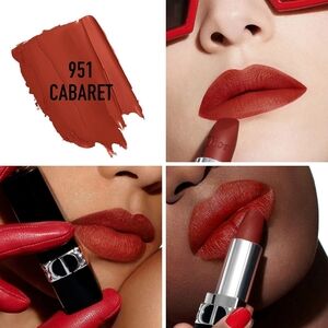 Dior Rouge Lipstick Refill In #951 Cabaret- Matte